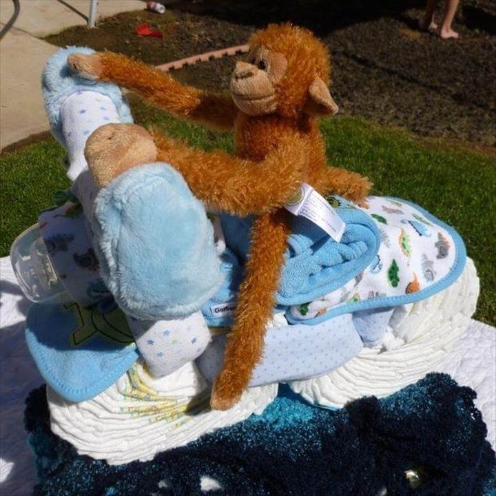 82 Diaper Cake Ideas That Are Easy to Make Page 2 of 5