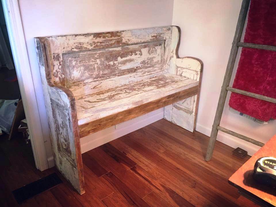 Change an Old Door into Bench DIY & Crafts
