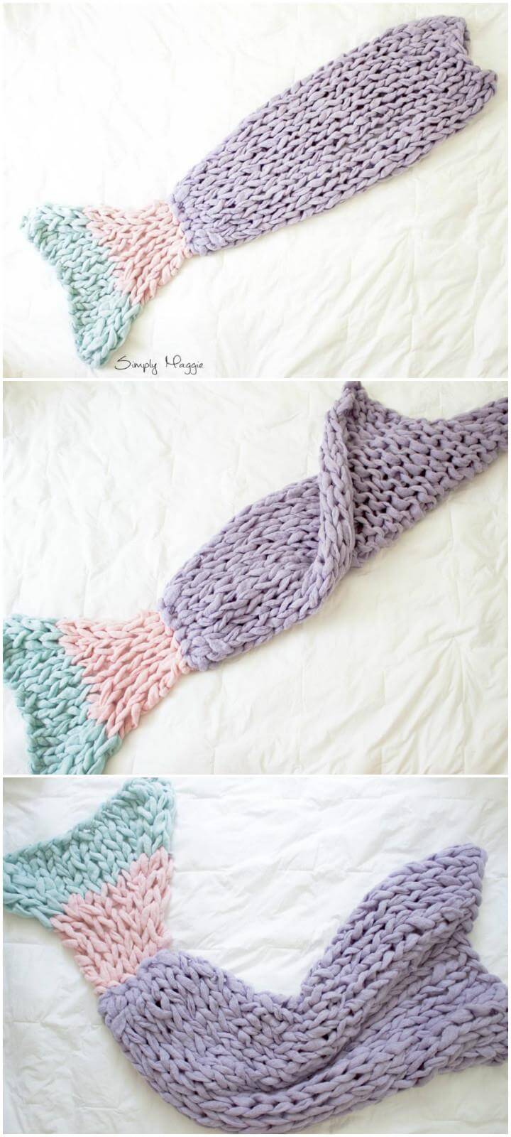 22 Free Crochet Mermaid Tail Blanket Patterns - DIY & Crafts
