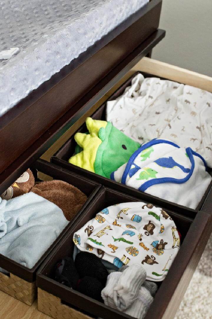 DIY 20 Insanely Genius Ways to Organize Baby Clothes DIY & Crafts