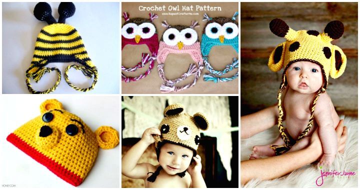 50 Free Crochet Baby Hat Patterns for 