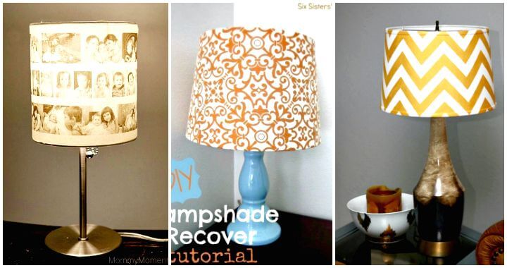 50 Best Diy Lampshade Ideas To Renovate, Diy Redo Lamp Shades