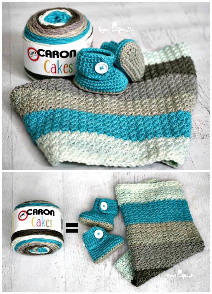 Caron Cake Blanket Baby Caron Cake Blanket Baby