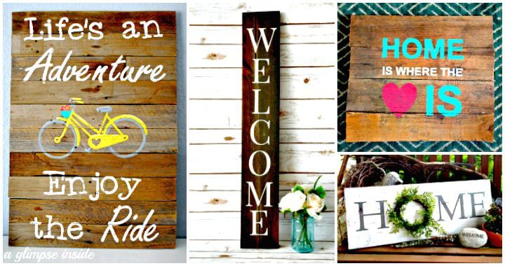 Diy Signs 60 Best Sign Ideas For Spring Summer Crafts - Home Decor Signs Diy