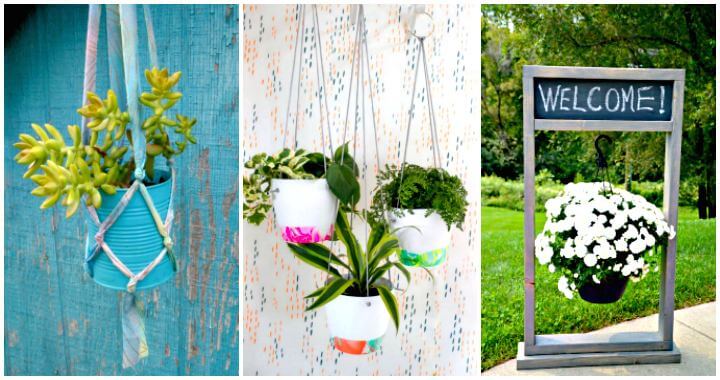 25 DIY Hanging Planter Ideas: How to Make Hanging Planters