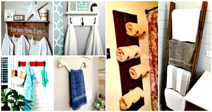 50 Diy Towel Rack Ideas To Save Money At Home - Bathroom Towel Rack Diy 50 Diy Towel Rack Ideas To Save Money At Home - Bathroom Towel Rack Diy