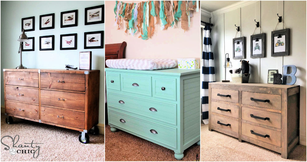 20 Free Diy Dresser Plans To Build A, How Much Does It Cost To Build A Wood Dresser