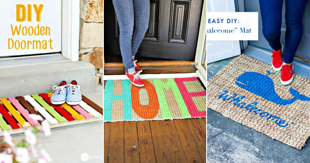 40 Beautiful Diy Doormat Ideas To Make Your Own At Home