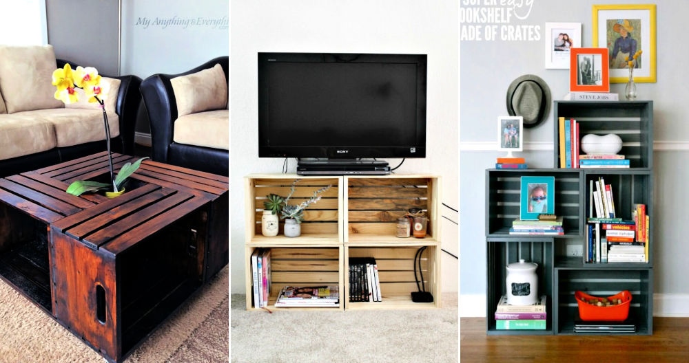 30 Unique DIY Wooden Crate Ideas and Decor Projects