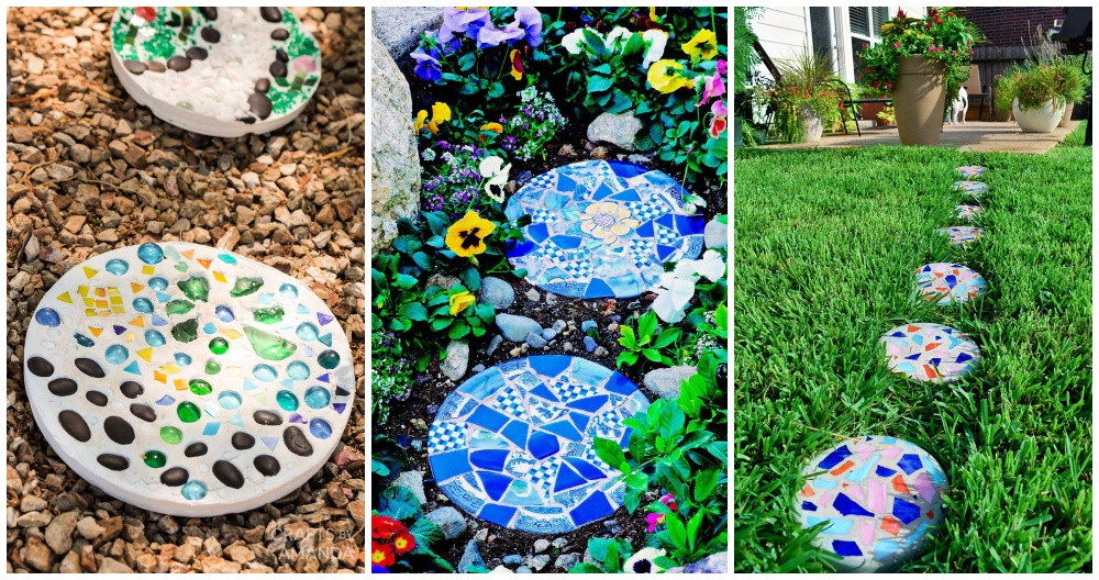 30 DIY Stepping Stones (Make Garden Stepping Stones)