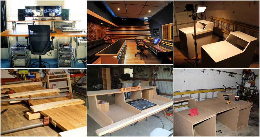 15 DIY Studio Desk Plans and Ideas (How to Build)