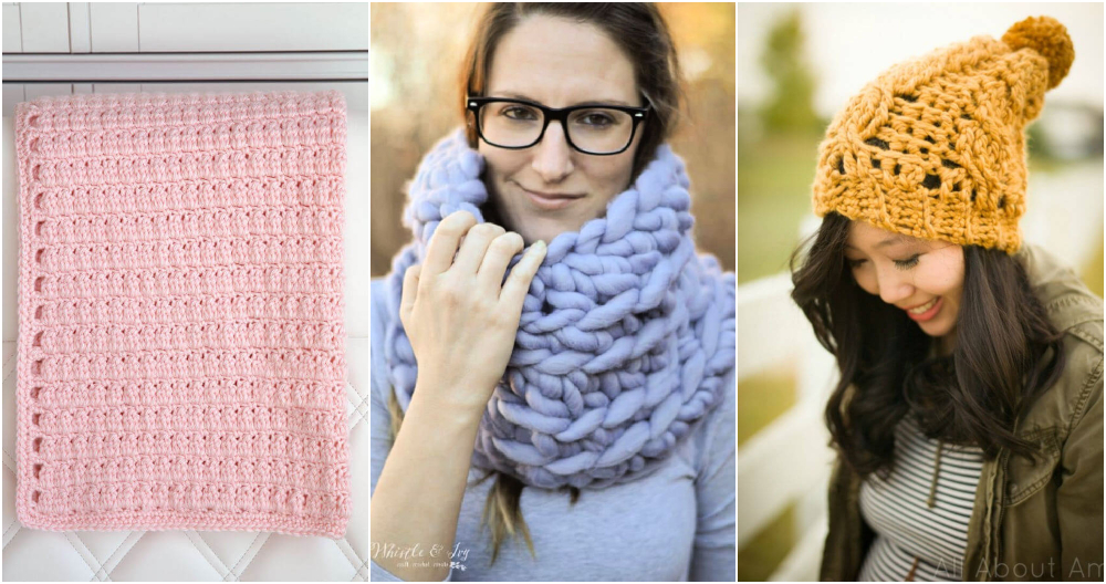 25 Free Bulky Yarn Crochet Patterns