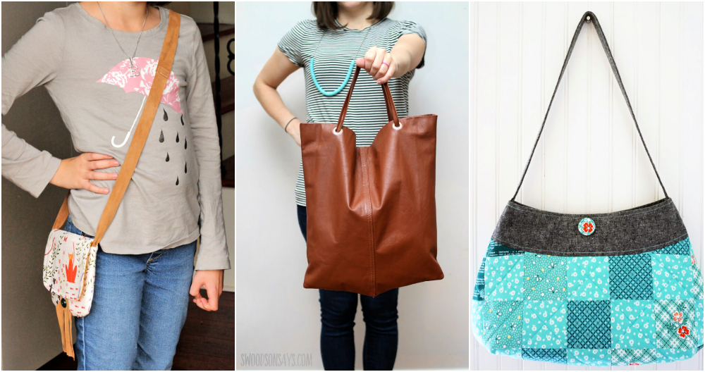 DIY Tote Bag with Fold Up Pocket • Heather Handmade