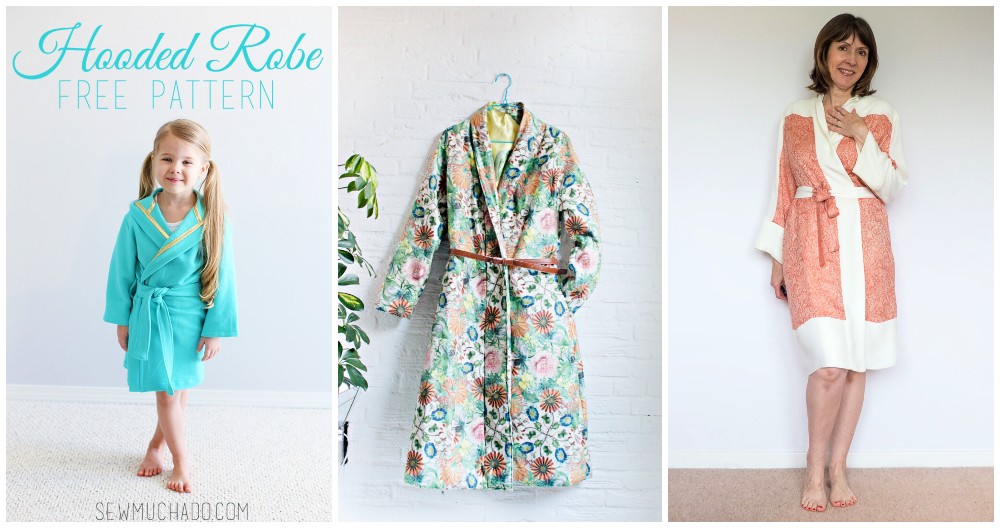 16 Free Robe Sewing Patterns - Bathrobe Sewing Pattern