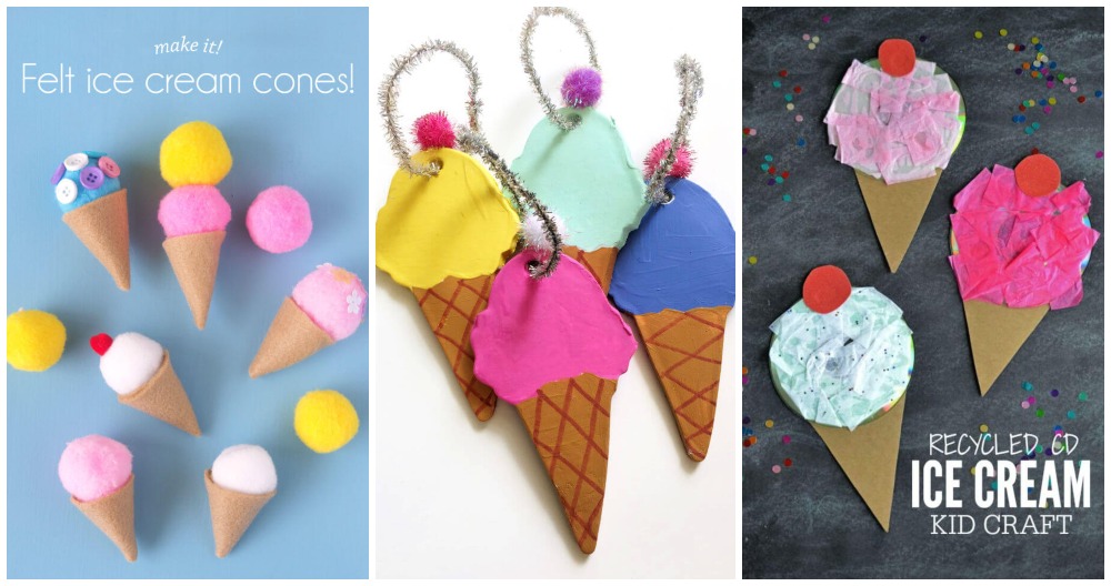 20 Simple DIY Ice Cream Crafts for Kids