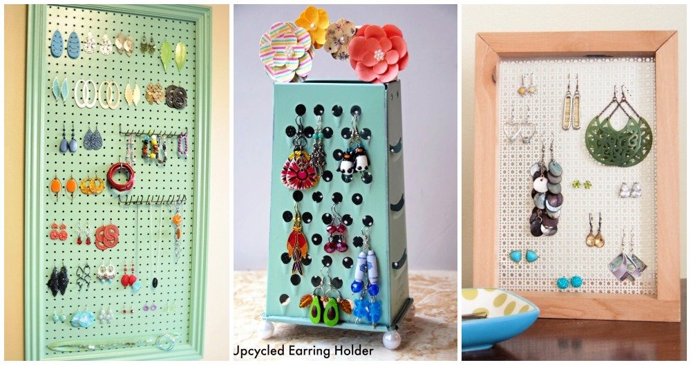 Easy DIY Earring Stand  Houseful of Handmade