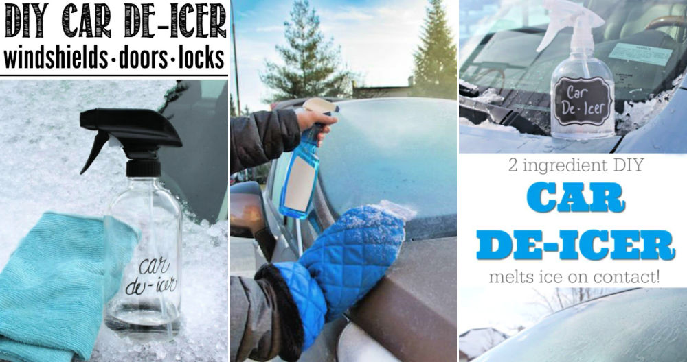 2 Ingredient Homemade Car De-Icer Spray - Removes Ice In Seconds - Mom 4  Real
