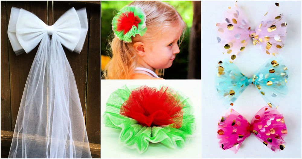 15 DIY Tulle Bow Ideas to Make Your Own Tulle Bows