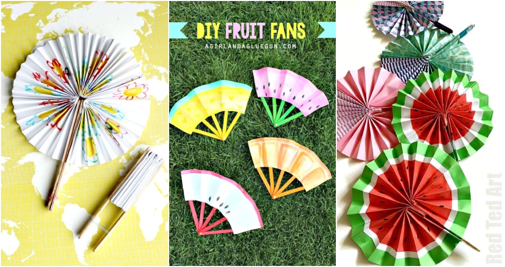 15 DIY Paper Fans to Make Your Own Origami Hand Fans