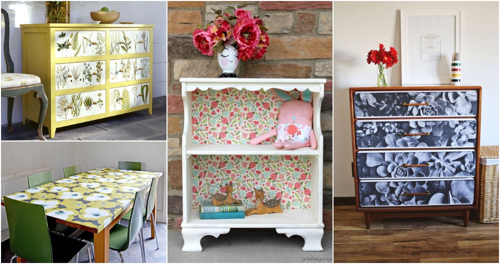 25 Easy Decoupage Furniture Ideas for Beginners