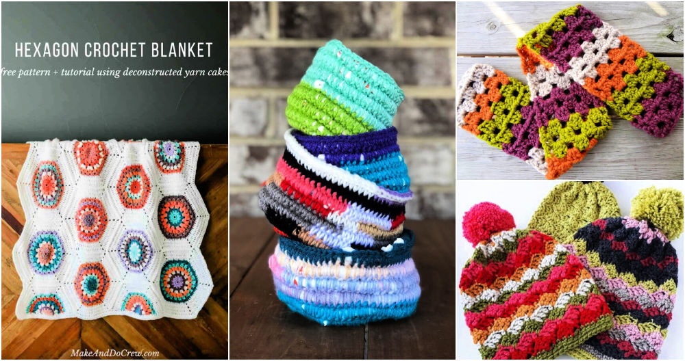 Crochet Scrap Yarn Projects 20 Free Patterns
