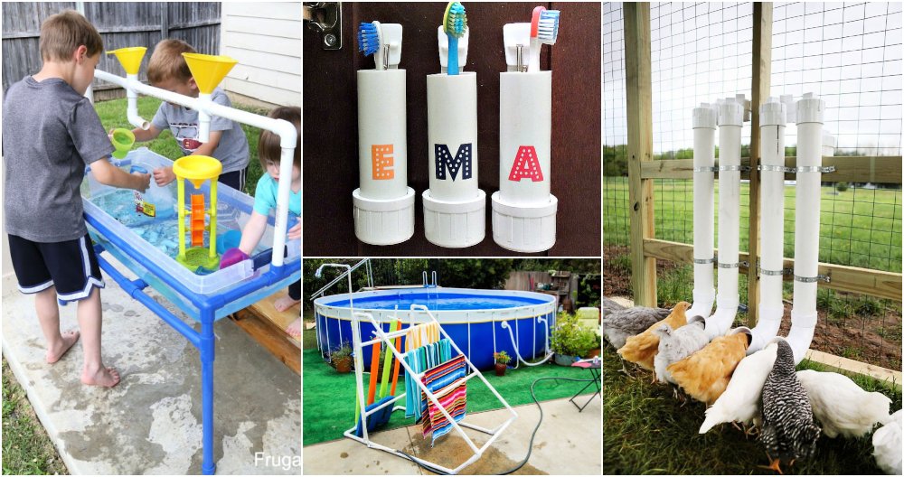 40 DIY PVC Pipe Projects and Craft Ideas