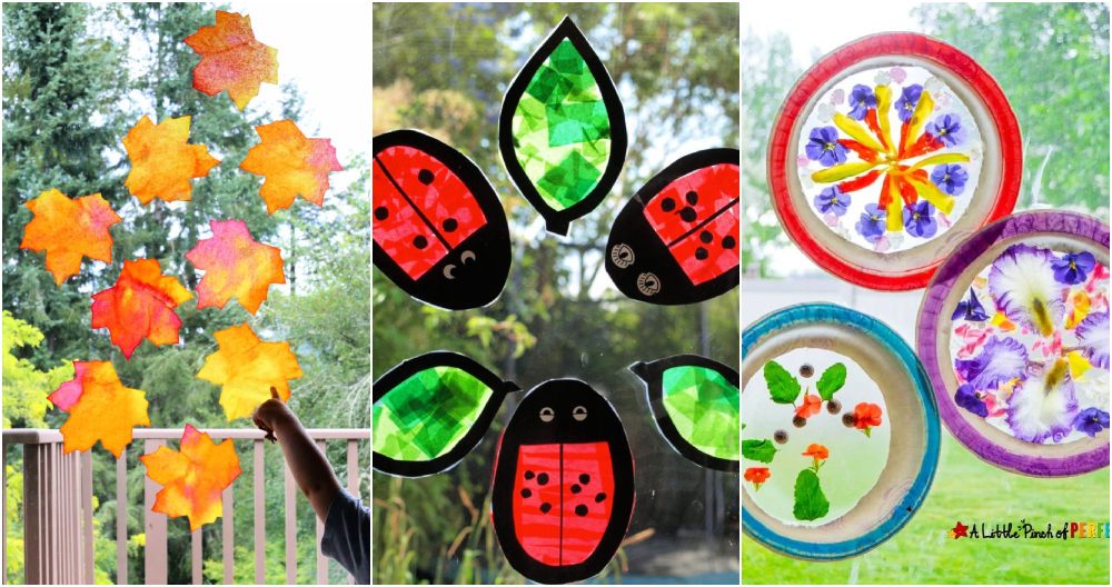 DIY Suncatchers 25 Suncatcher Crafts for Kids and Adults
