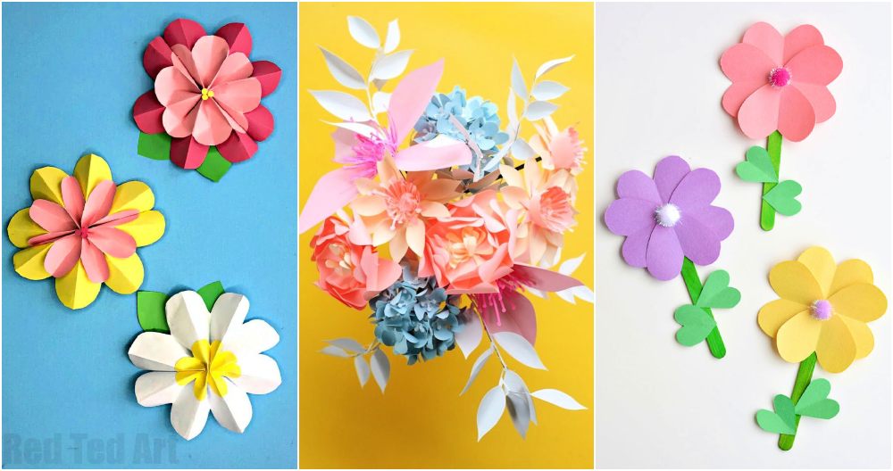 How To Make Paper Roses With Construction Paper Step By Step