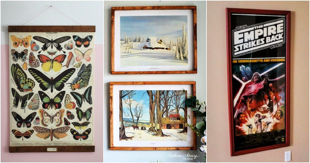 25 DIY Poster Frame Ideas to Elevate Your Home Decor
