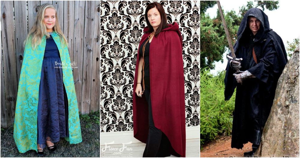 How to make a Hooded Cape for Halloween - WeAllSew