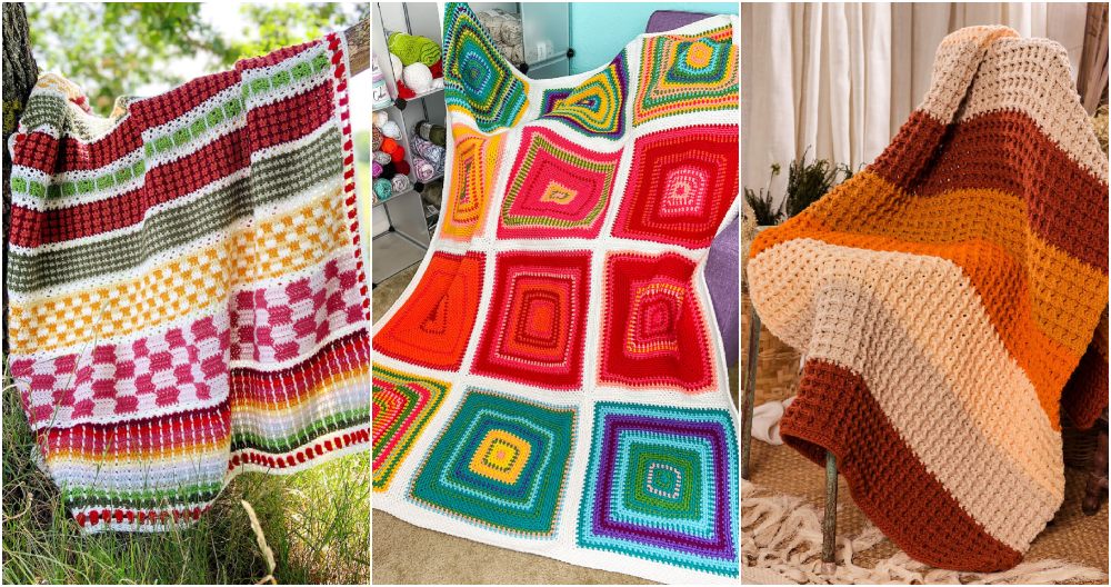 40 Free Crochet Blanket Patterns {Easy PDF Pattern}