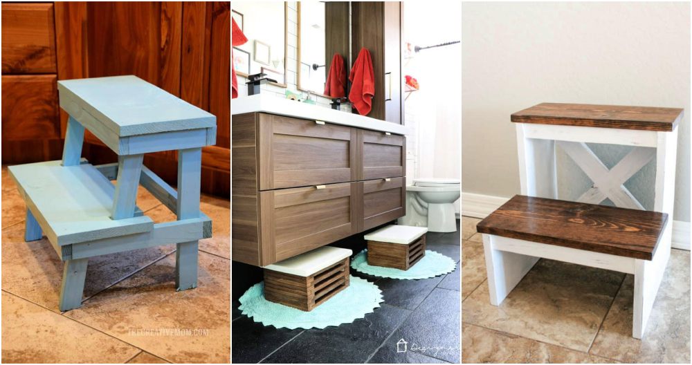 30 Free DIY Step Stool Plans for Every Need