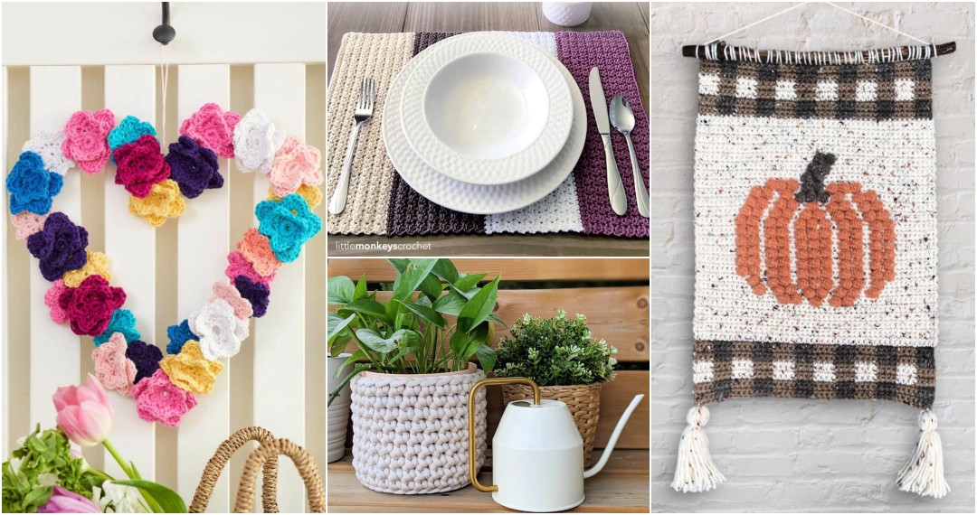 20 Free Crochet Home Decor Patterns and Ideas