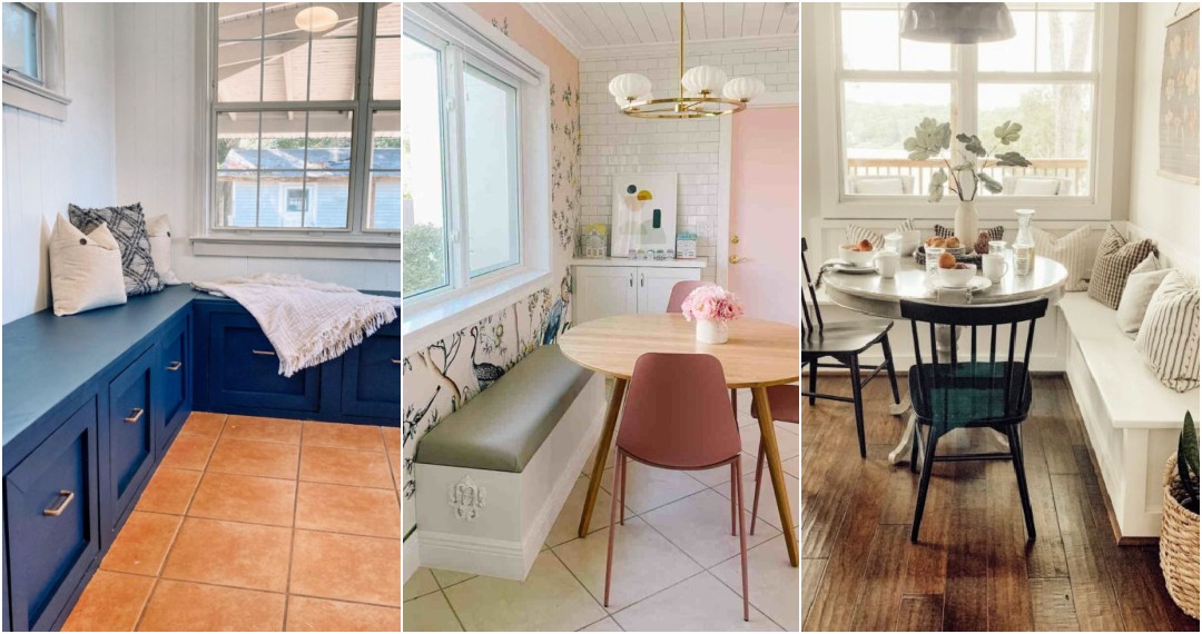 25 DIY Banquette Seating Plans (Build a Storage Bench)