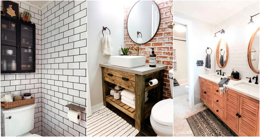 20 Modern DIY Farmhouse Bathroom Decor Ideas to Try