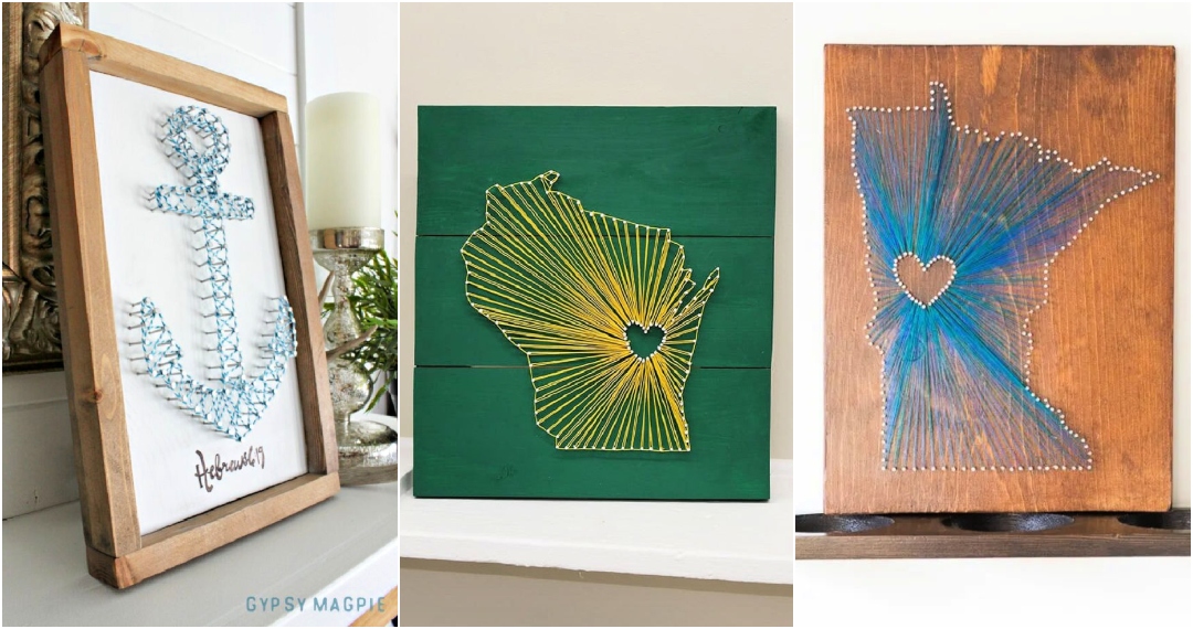 DIY Pumpkin String Art for Fall