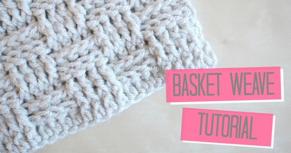How to Crochet Basket Weave Stitch Step by Step Tutorial