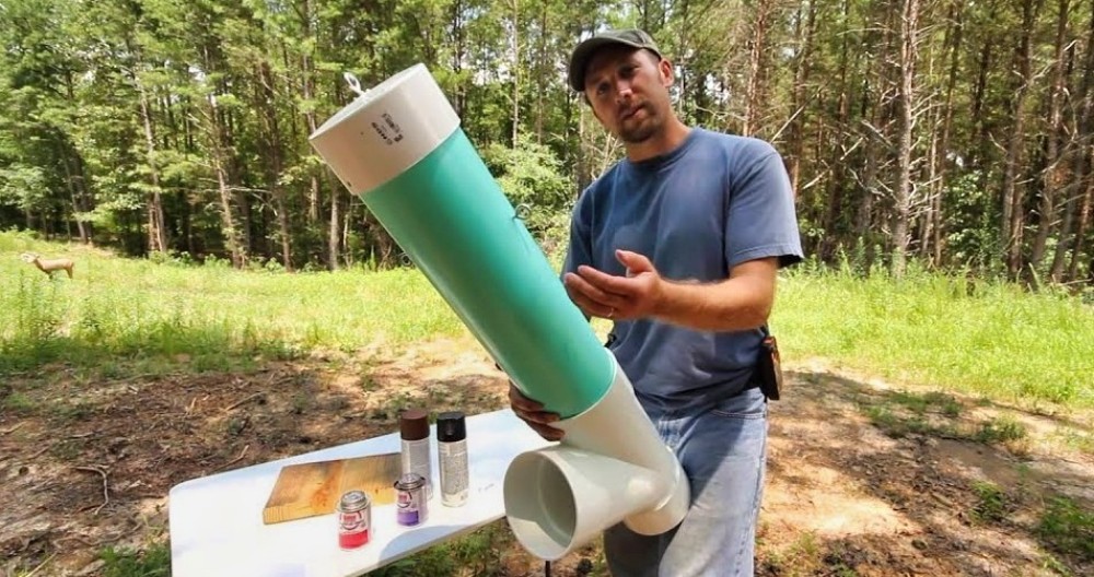 Homemade DIY Deer Feeder Make a Gravity Deer Feeder