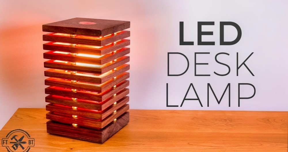 DIY Desk Lamp How to Make LED Lamp