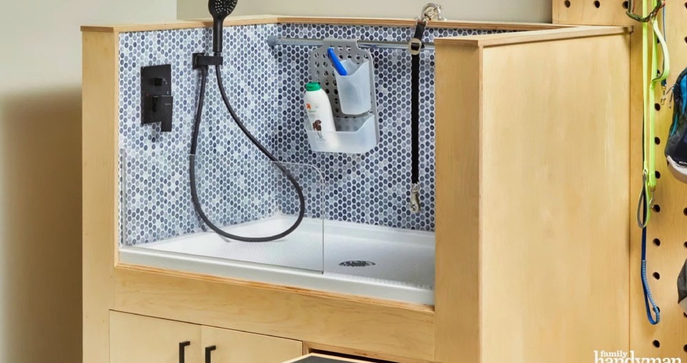DIY Dog Wash Station How to Build a Dog Shower Station