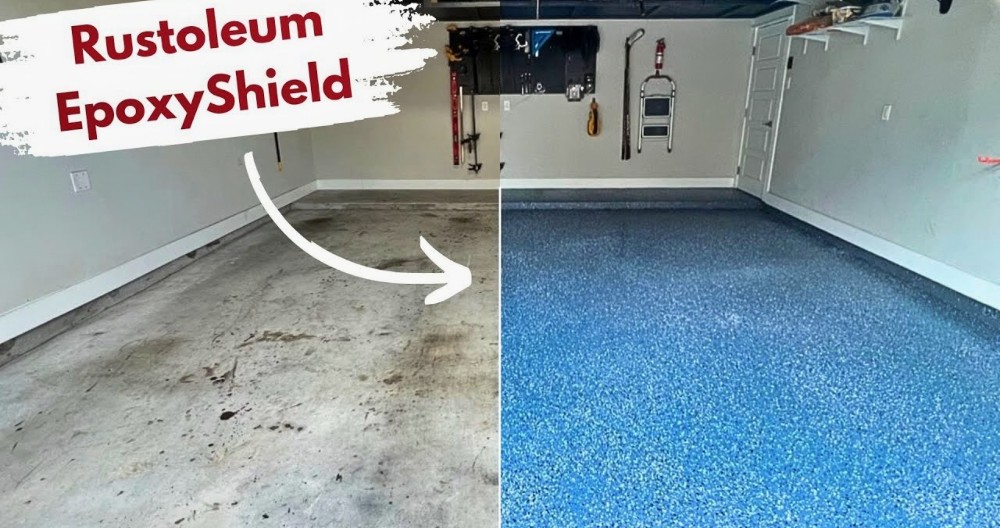 DIY Epoxy Garage Floor Step by Step Instructions