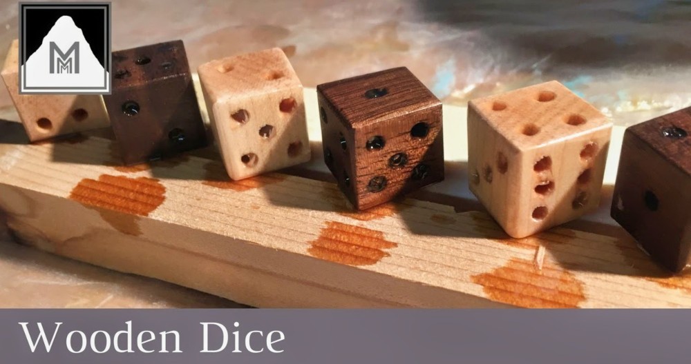 DIY Wooden Dice How to Make Dice at Home