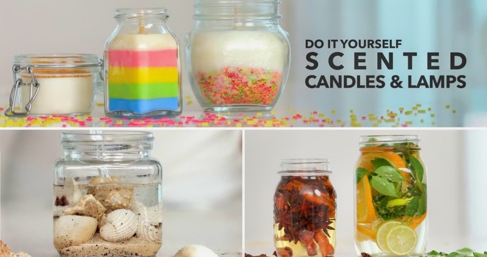 Homemade DIY Mason Jar Candles How to Make Jar Candles