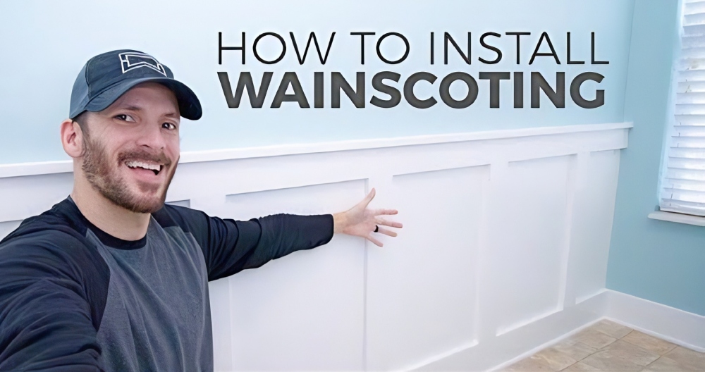 DIY Wainscoting - Step by Step Instructions