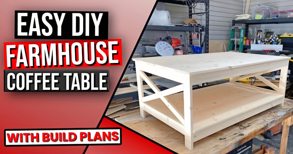 Simple DIY Coffee Table with Storage
