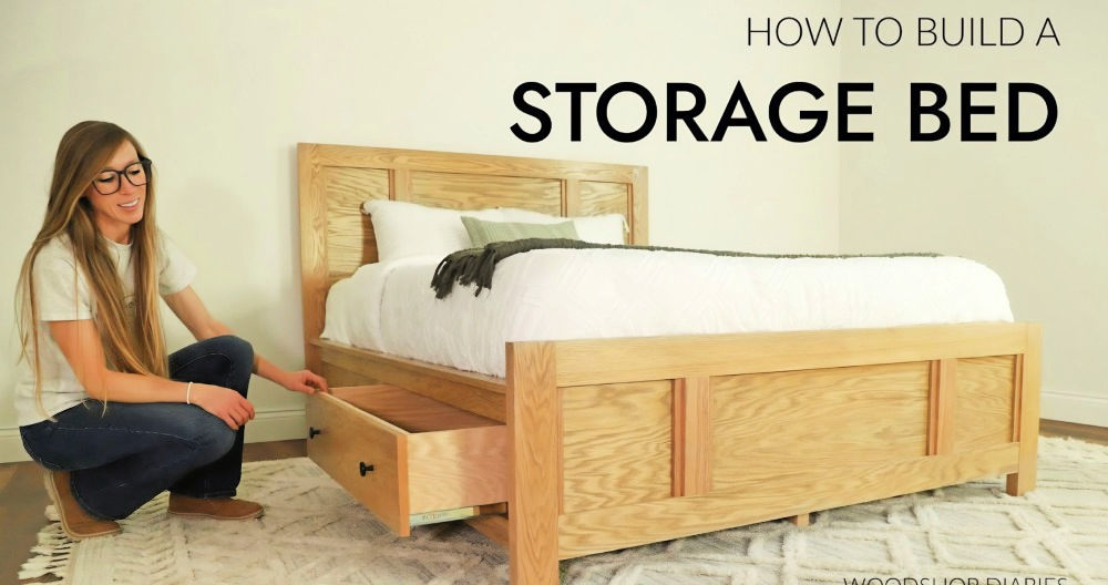 Storage Bed Pattern DIY Storage Bed for Maximizing Space