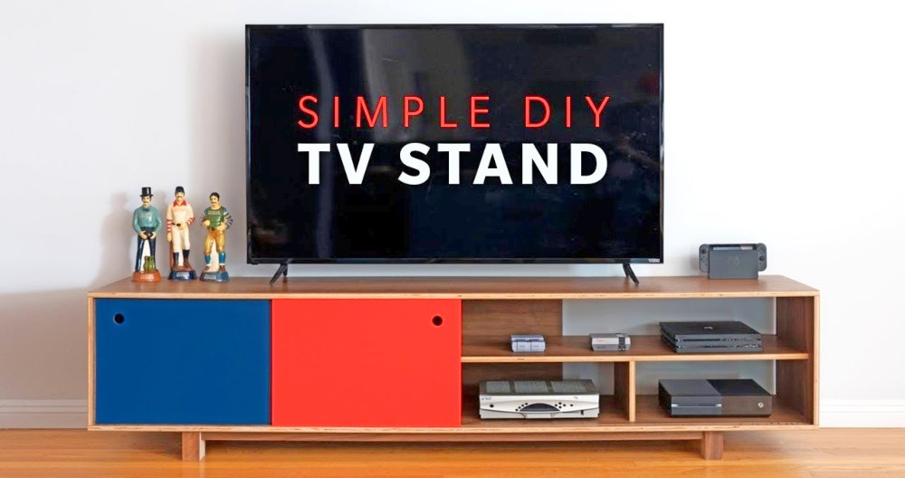 DIY Tv Stand with Step by Step Instructions