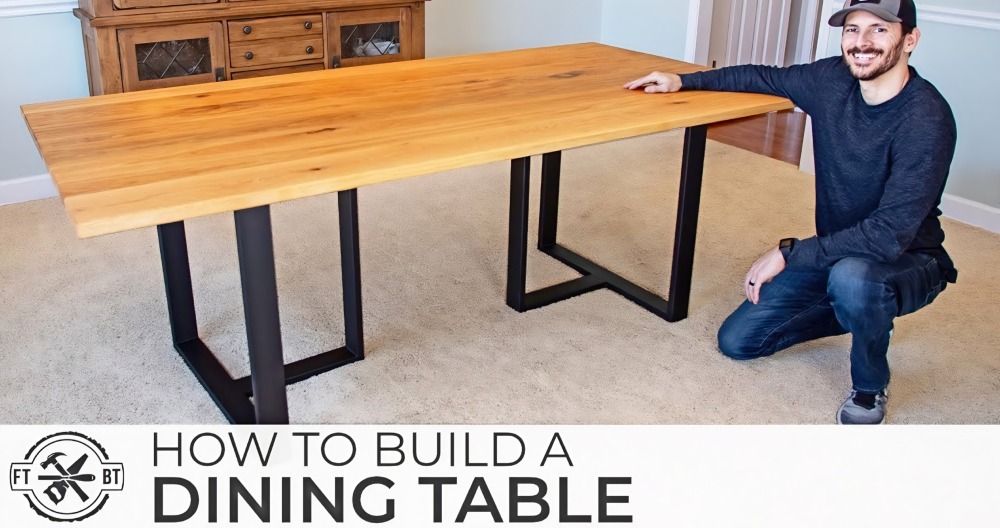 How to Build a DIY Modern Dining Table