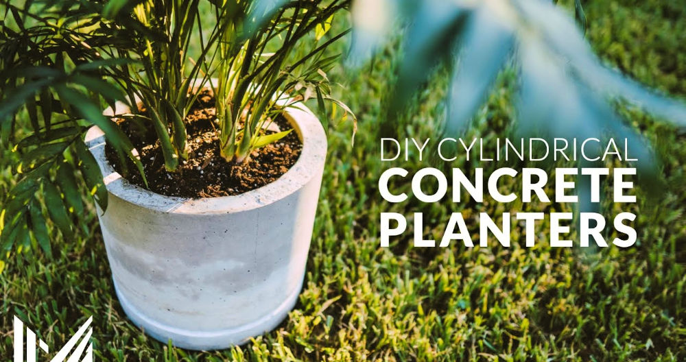 How to Make DIY Concrete Planters at Home