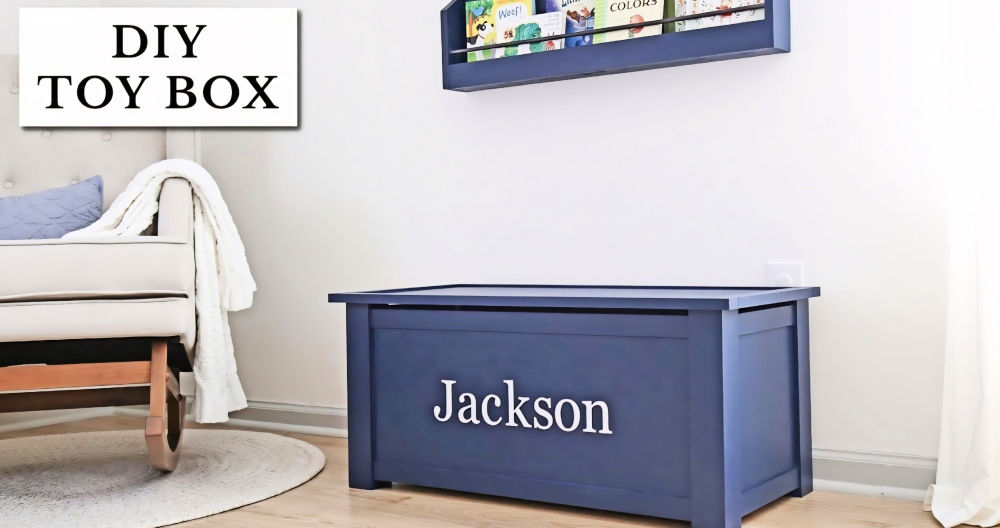 Building a DIY Toy Box - Free Plans